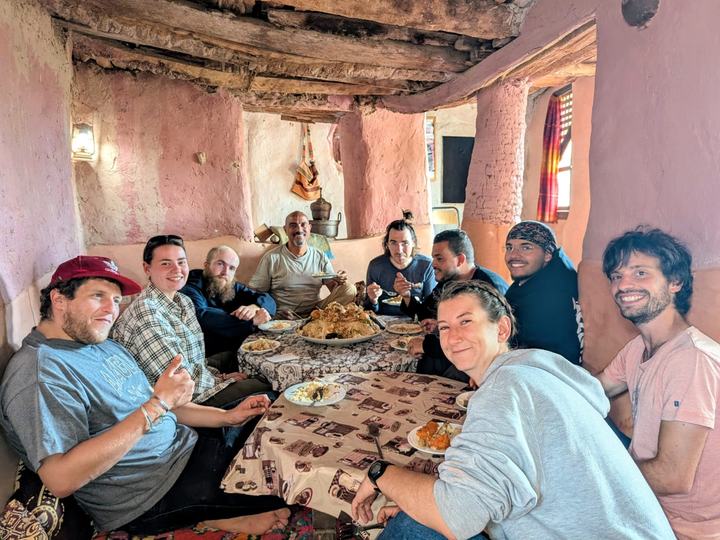 Volunteers at Dinner