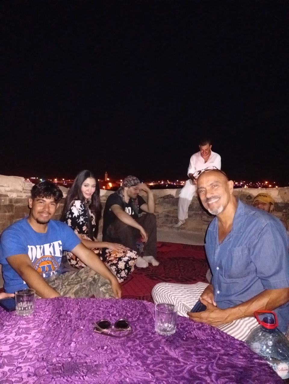 Night time gathering